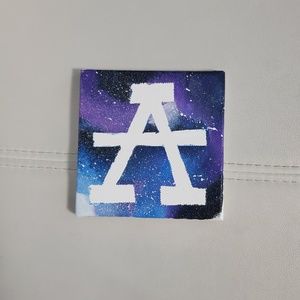 Galaxy Letter "A" Wall Art